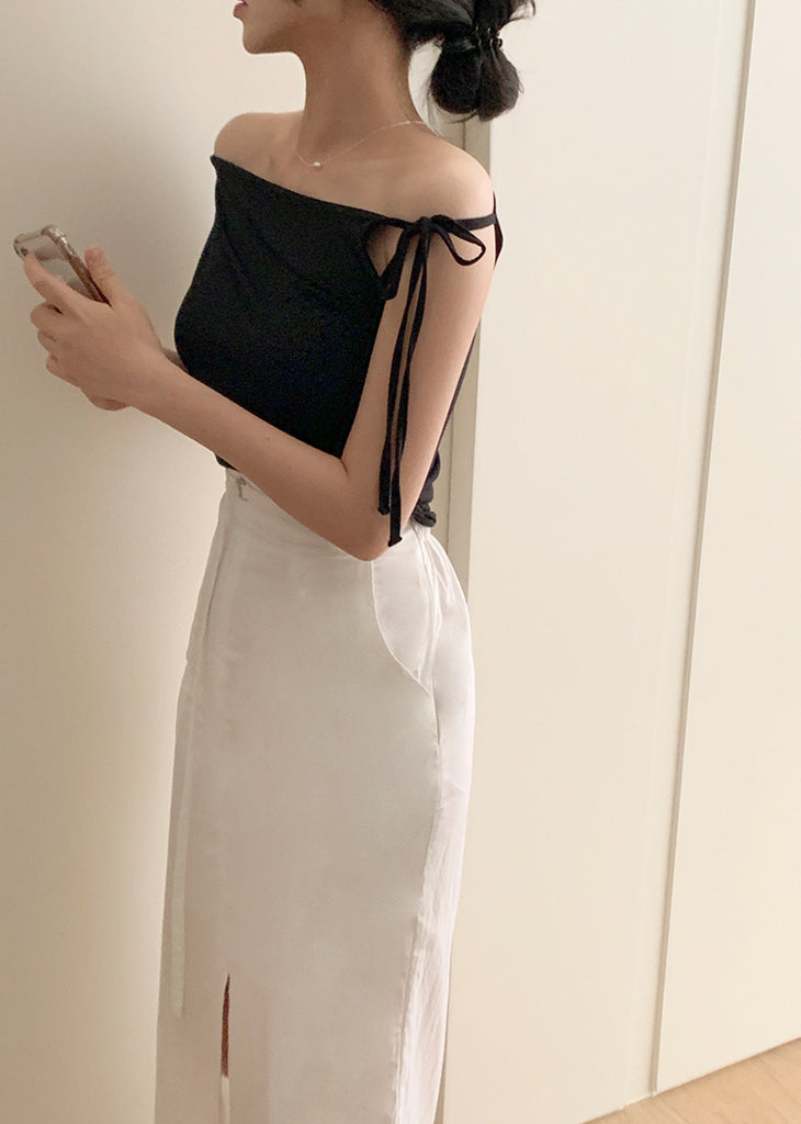 [🕊️SS] Manila Deering Belt Split Skirt