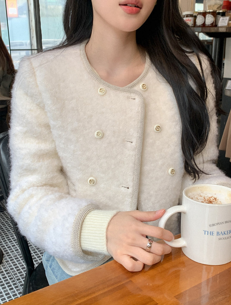 [🍂F/W] Tweed Wool Coat