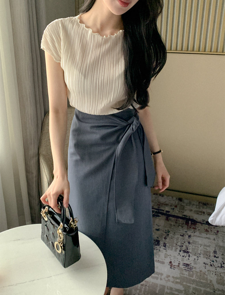 [🌷S/S] Daily Softly Pleated Blouse