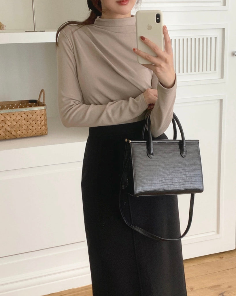 [🍂F/W] Fleece Winter Pleated Tee