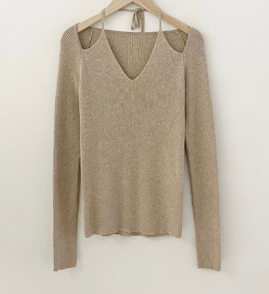 [🍂F/W] Halter Neck Knit Sweater