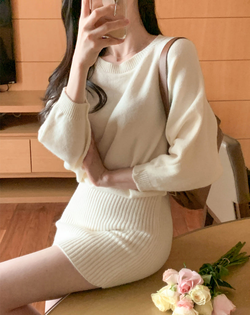 [🍂F/W] Timing Knit Mini Dress