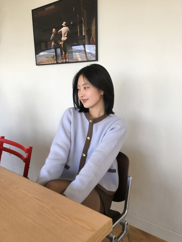 [🍂F/W] Angora Wool Knit Cardigan
