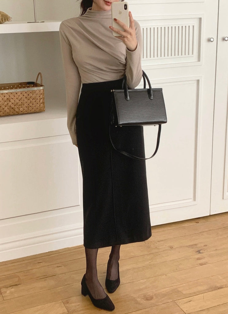 [🍂F/W] Fleece Winter Pleated Tee