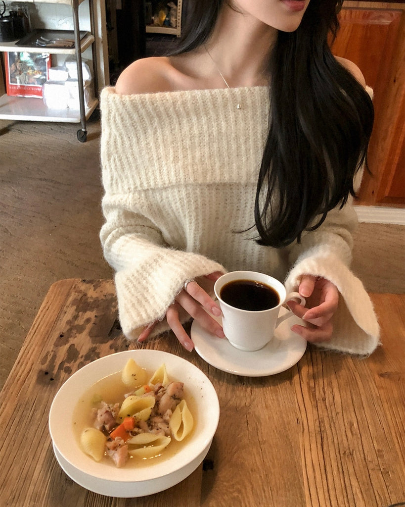 [🍂F/W] Jennie Softly Off-Shoulder Sweater