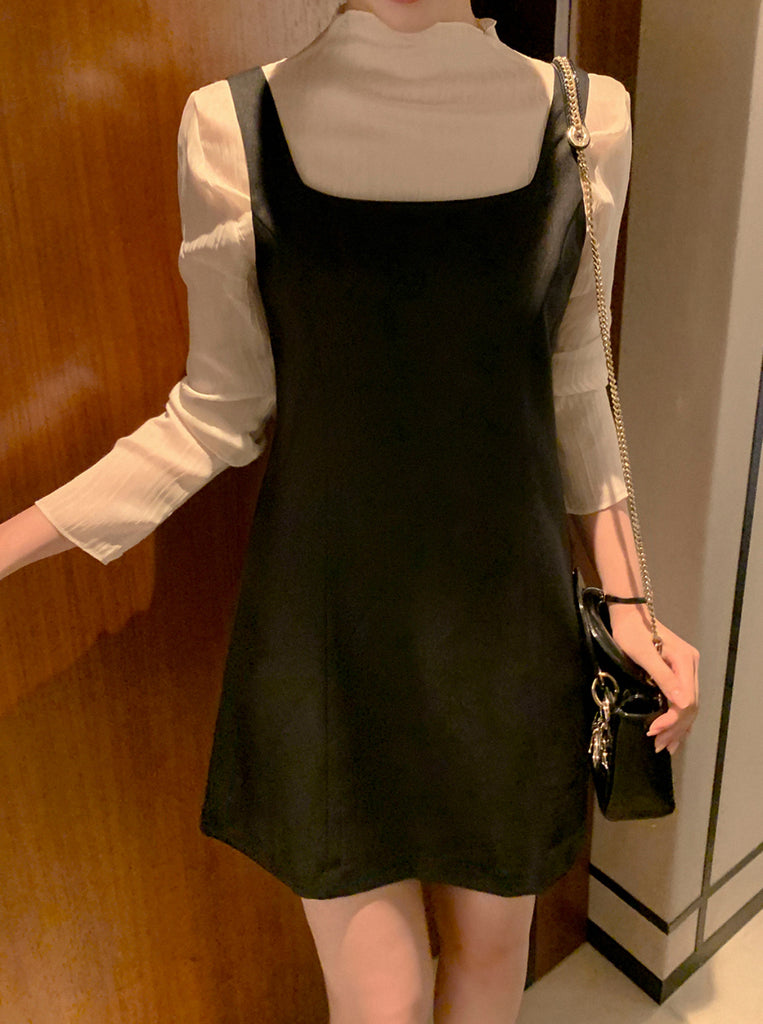 [🍂F/W] Simple Wool Bustier Dress