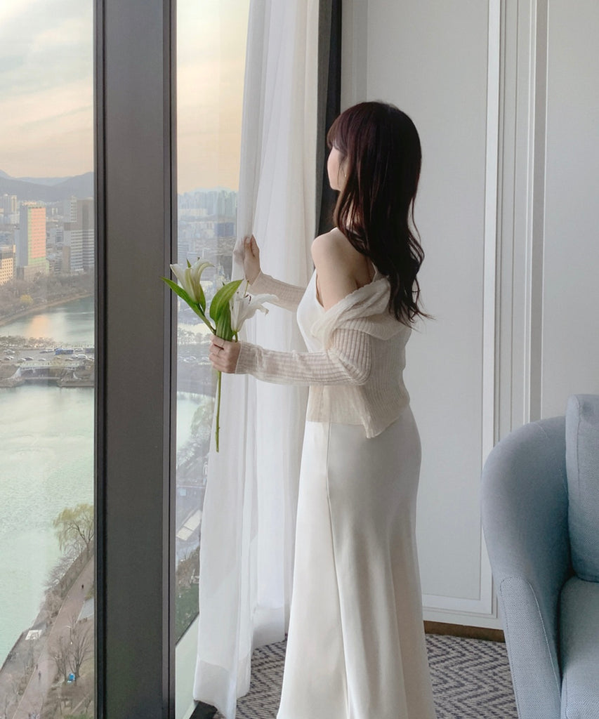 [🌷S/S] Elegant Satin Long Dress