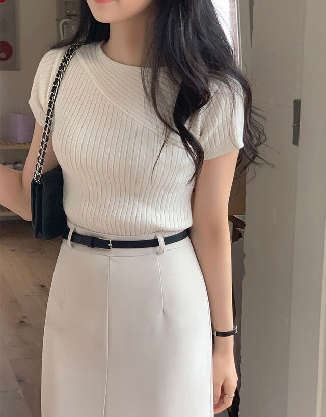 [🕊️SS] Pureda Belt Suit Long Skirt(附腰帶)