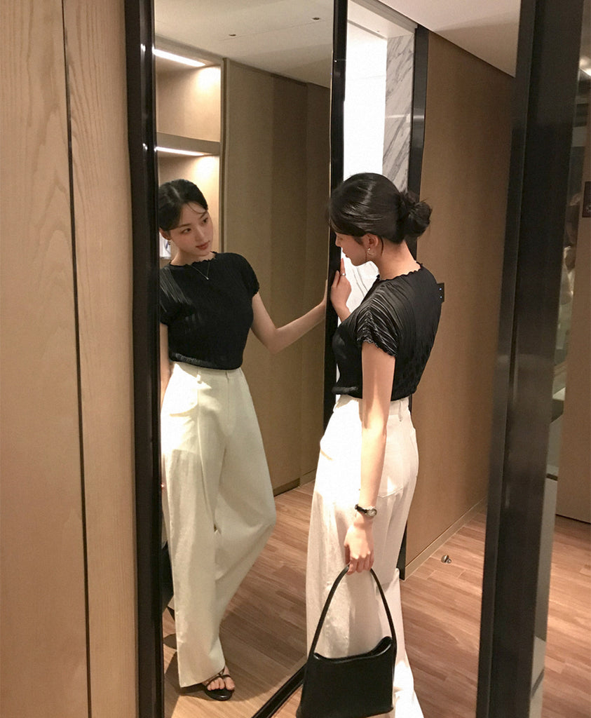 [🌷S/S] Daily Softly Pleated Blouse
