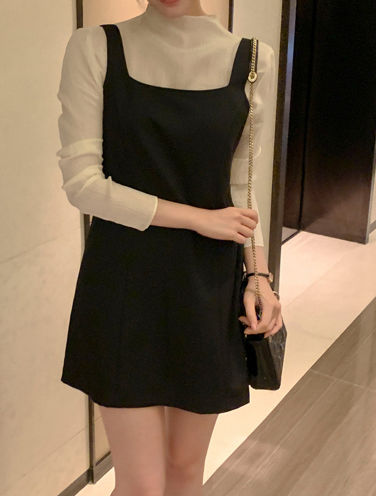 [🍂F/W] Simple Wool Bustier Dress