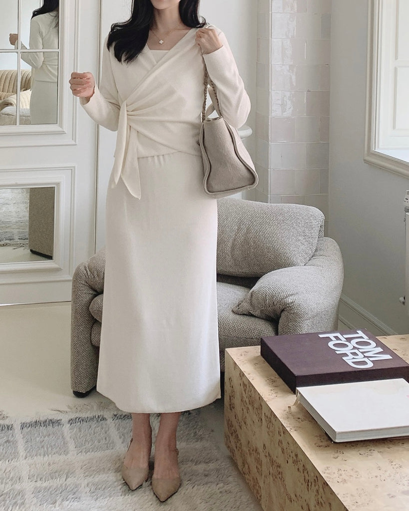 [🍂F/W] Golji Rib Wrap Top