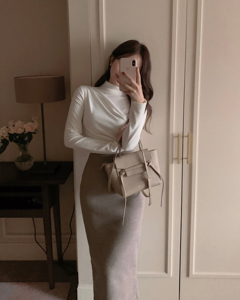 [🍂F/W] Fleece Winter Pleated Tee