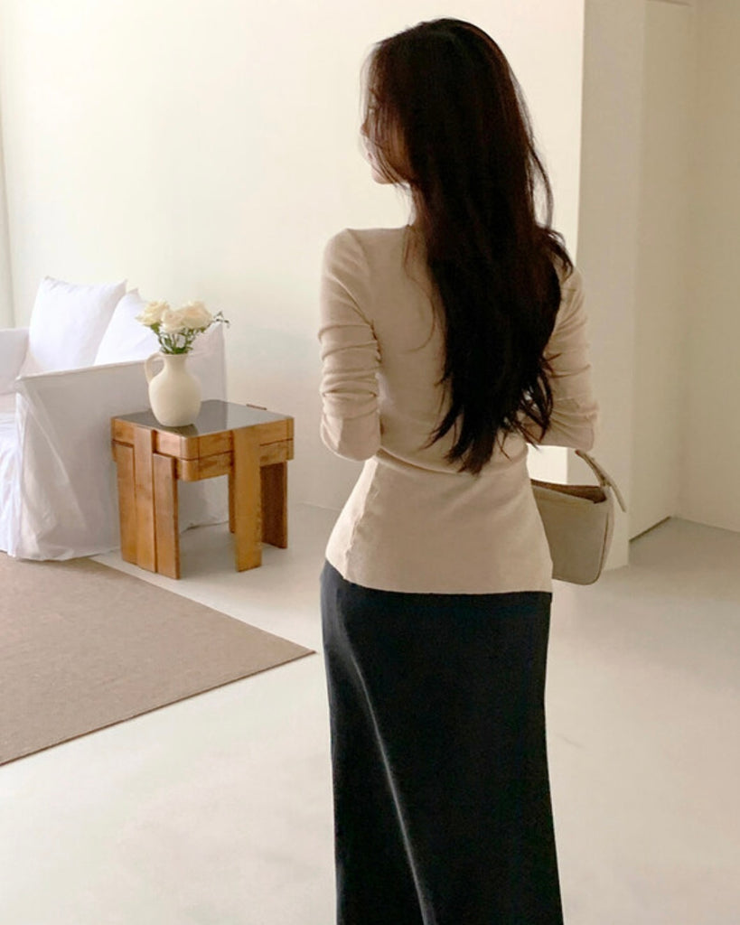 [🍂F/W] Rendezvous Mermaid Satin Skirt