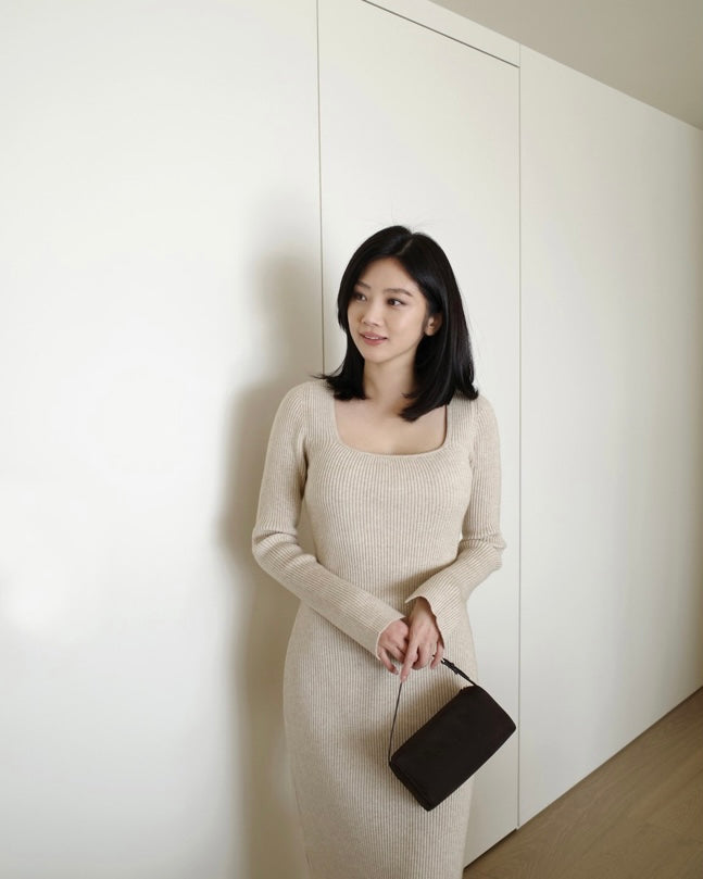 [🍂F/W] High Quality Wool Knit Dress