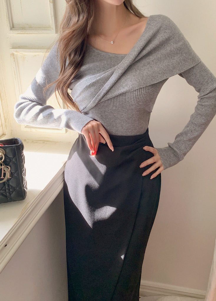 [🍂F/W] Shirring Long Skirt