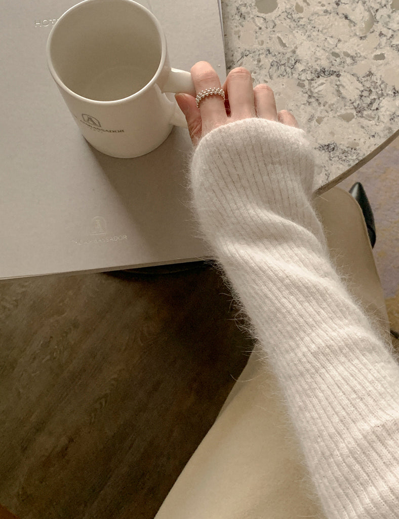 [🍂F/W] Angora Wool Twisted Knit