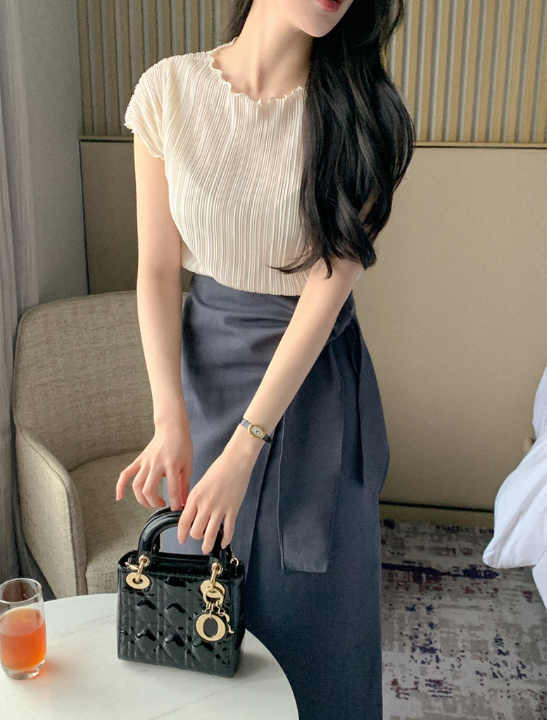 [🌷S/S] Daily Softly Pleated Blouse