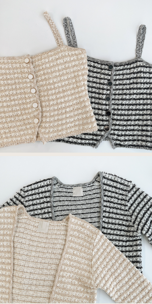 [🍂F/W] Paul Tweed Knitted Cardigan Set