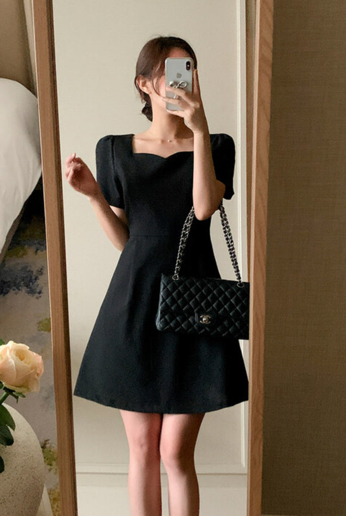 Raum Heart Neck Mini Dress