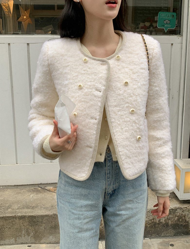 [🍂F/W] Tweed Wool Coat