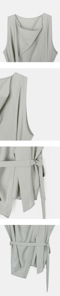 [🌷S/S] Rayon Draped Wrap Blouse
