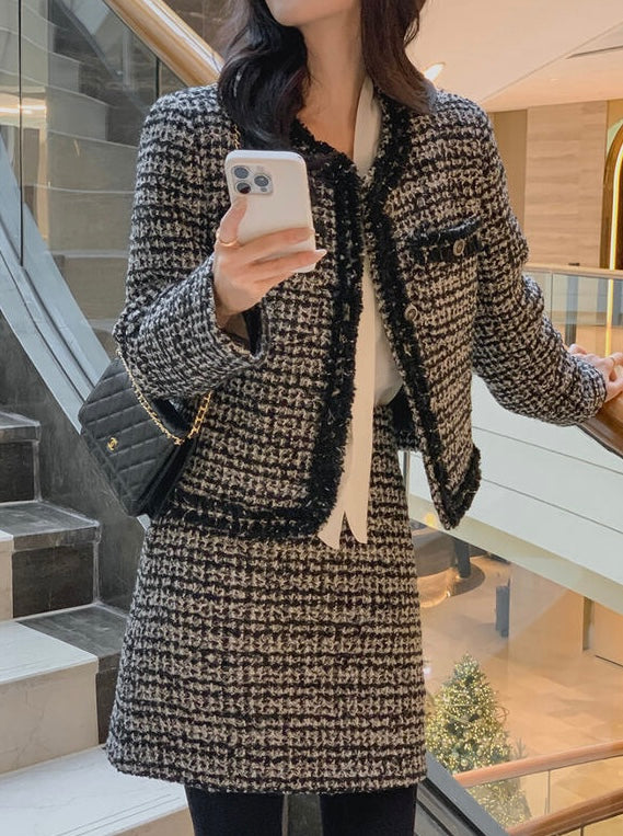 [🍂F/W] Ranita Tweed Mini Skirt