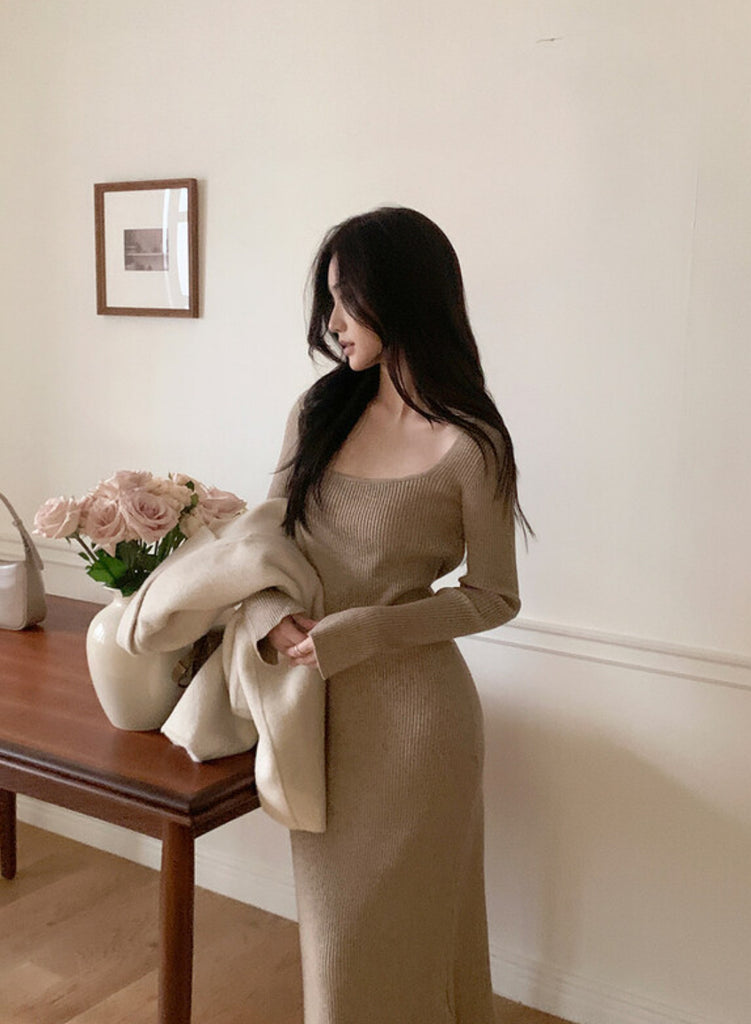 [🍂F/W] High Quality Wool Knit Dress