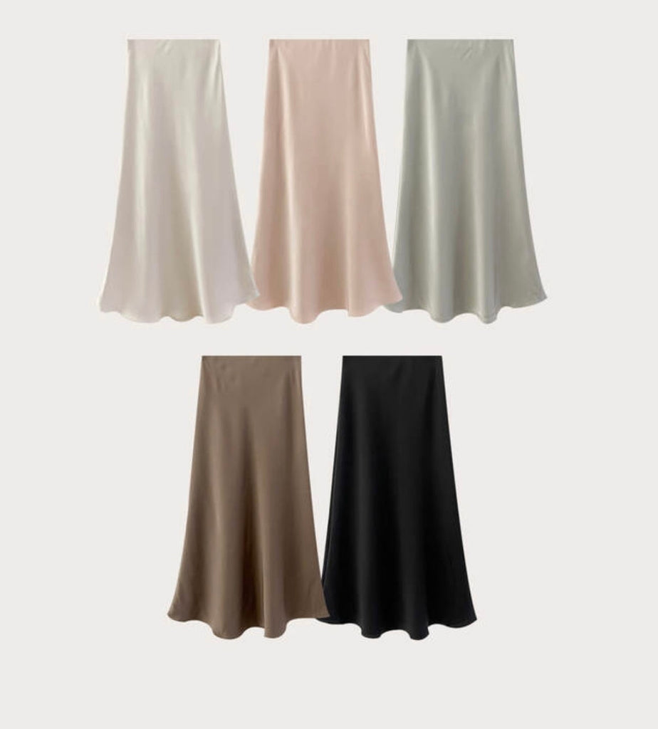 [🍂F/W] Rendezvous Mermaid Satin Skirt