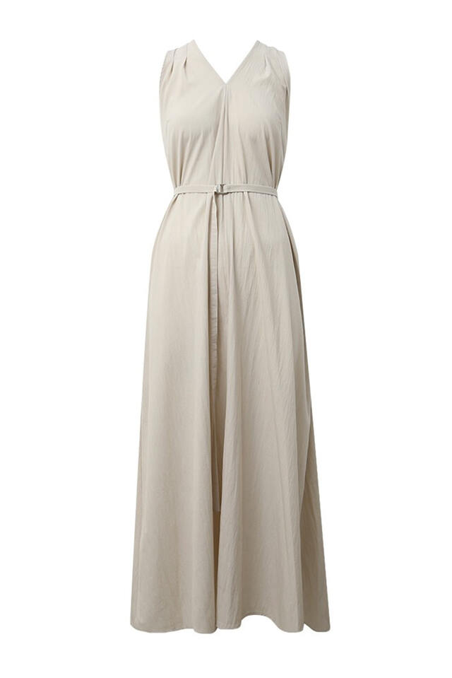 [🌷S/S] Angela V-neck Nylon Long Dress