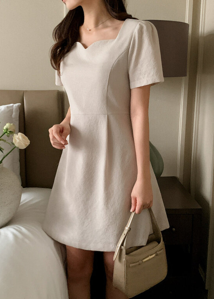 Raum Heart Neck Mini Dress