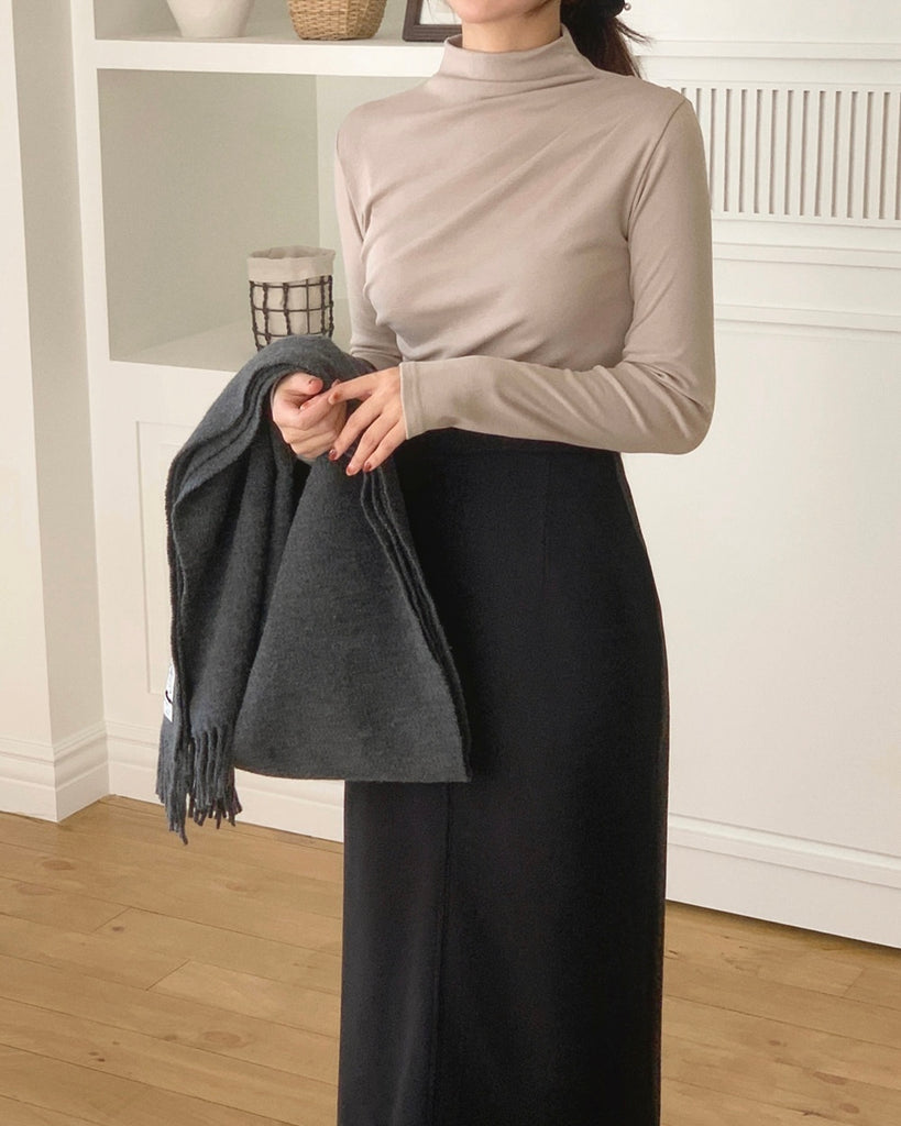 [🍂F/W] Fleece Winter Pleated Tee