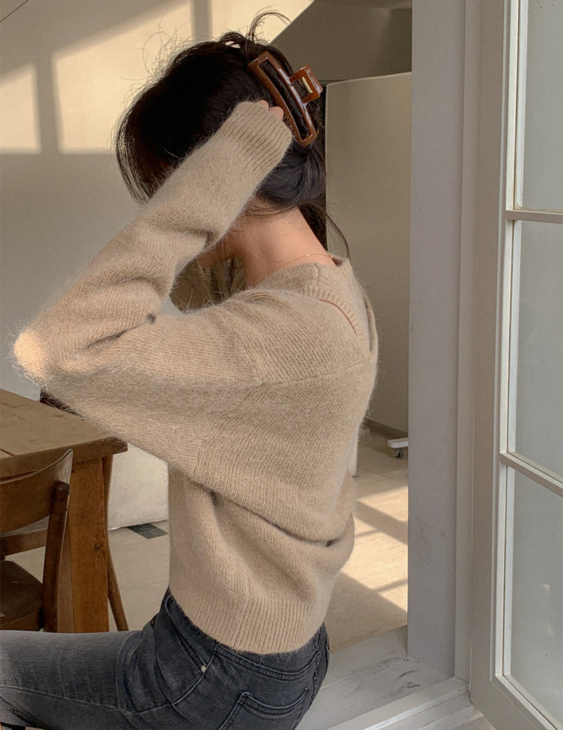 [🍂F/W] Harry Angora Layered Sweater