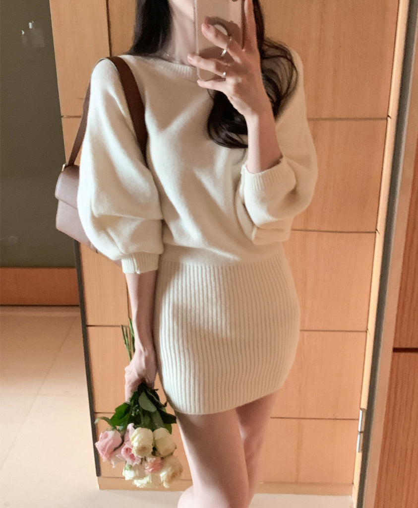 [🍂F/W] Timing Knit Mini Dress