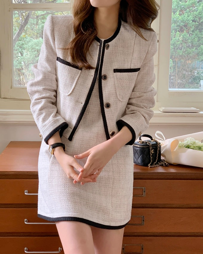 [🍂F/W] Classic Elegant Tweed OPS