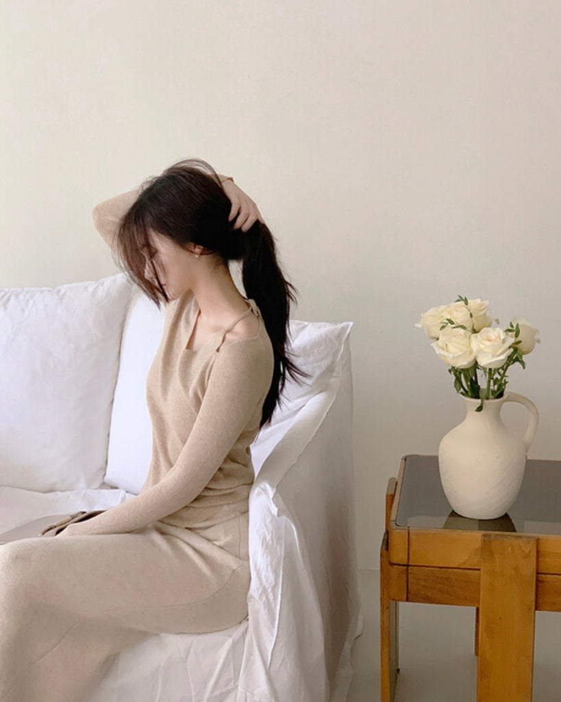 [🍂F/W] Halter Neck Knit Sweater