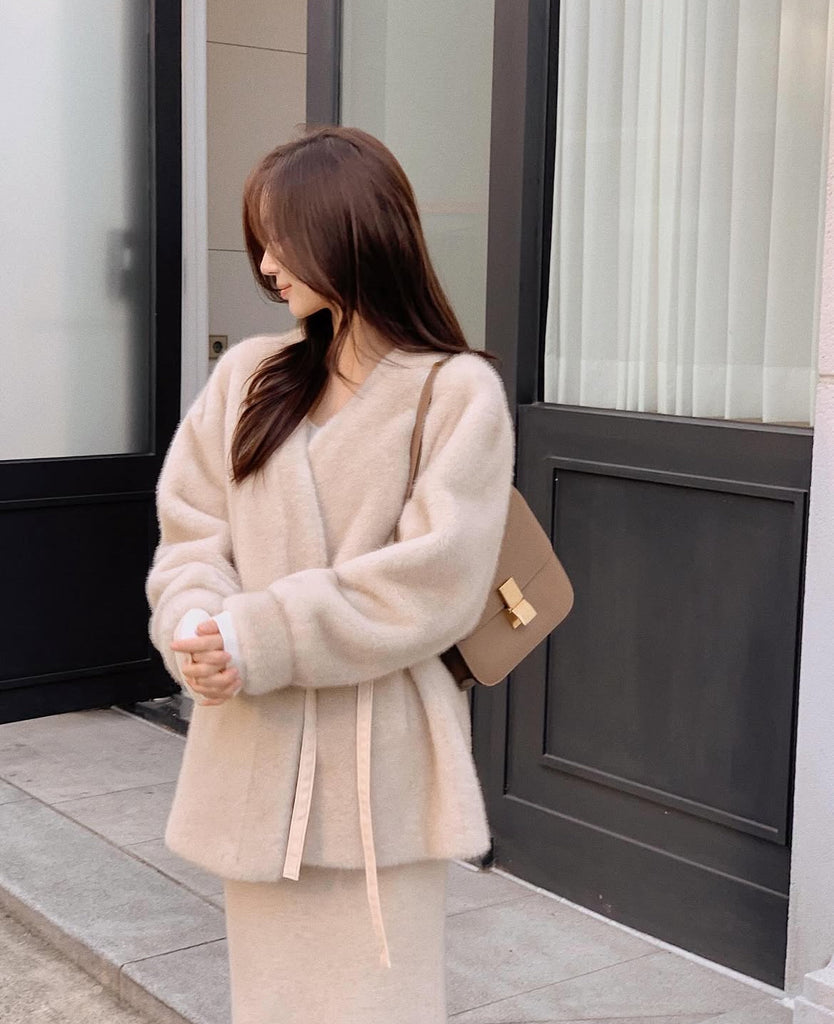 [🍂F/W] Elrose Ribbon Coat