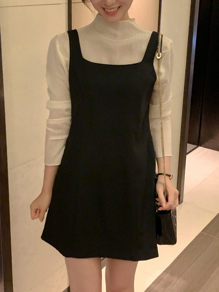 [🍂F/W] Simple Wool Bustier Dress