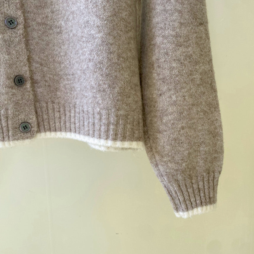 [🍂F/W] Knit + Cardigan + Skirt Set