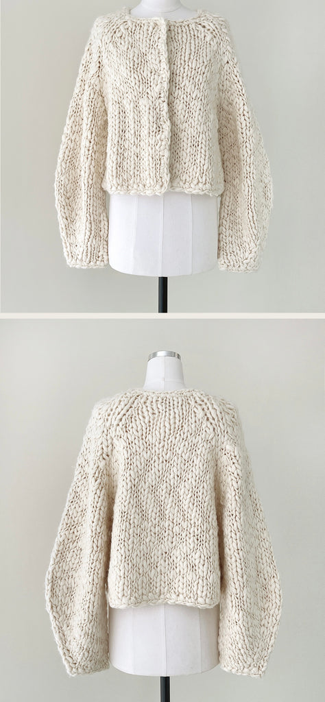 [🍂F/W] 50 Wool Knit Cardigan Handmade