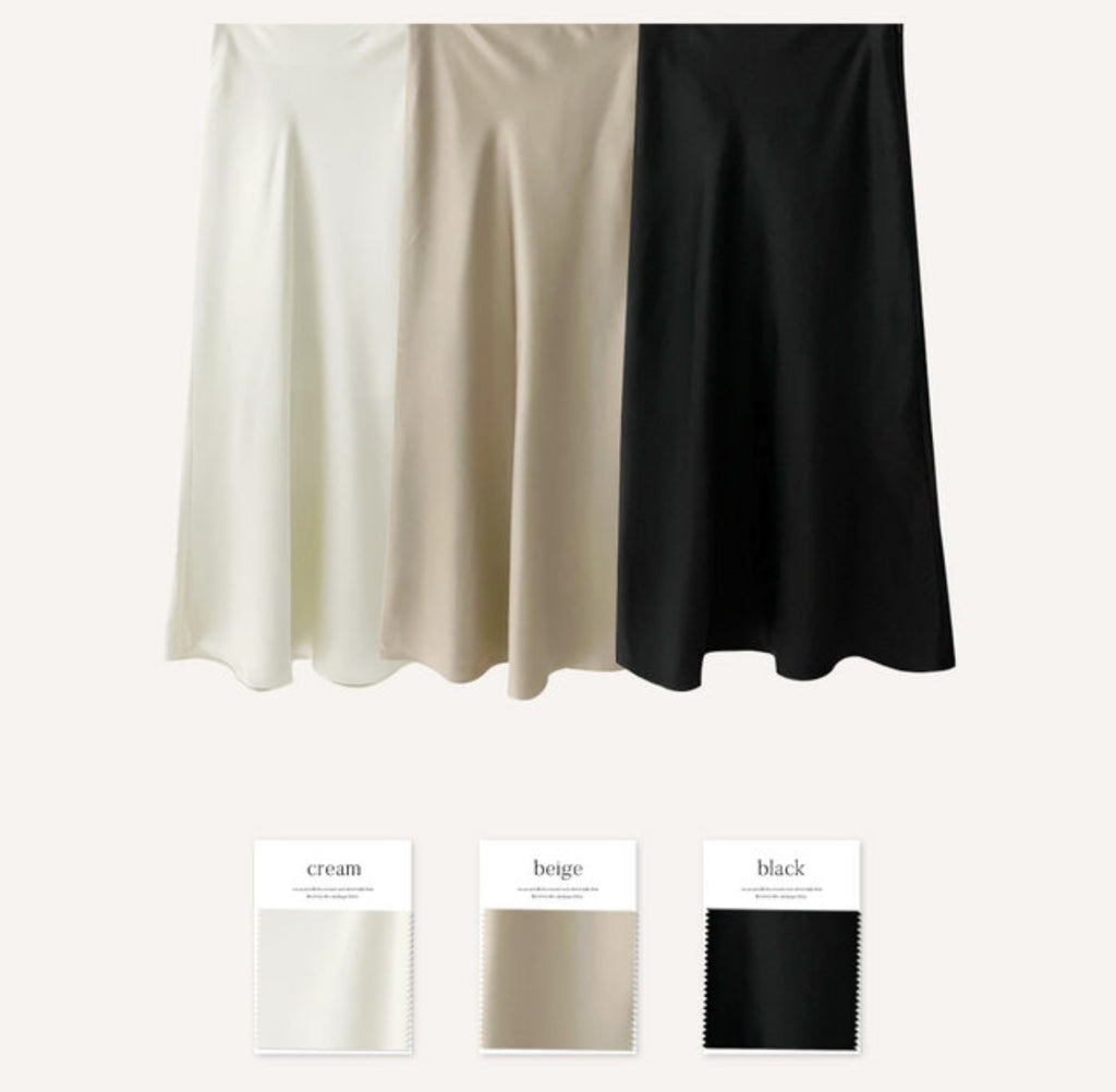 [🍂F/W] Rendezvous Mermaid Satin Skirt