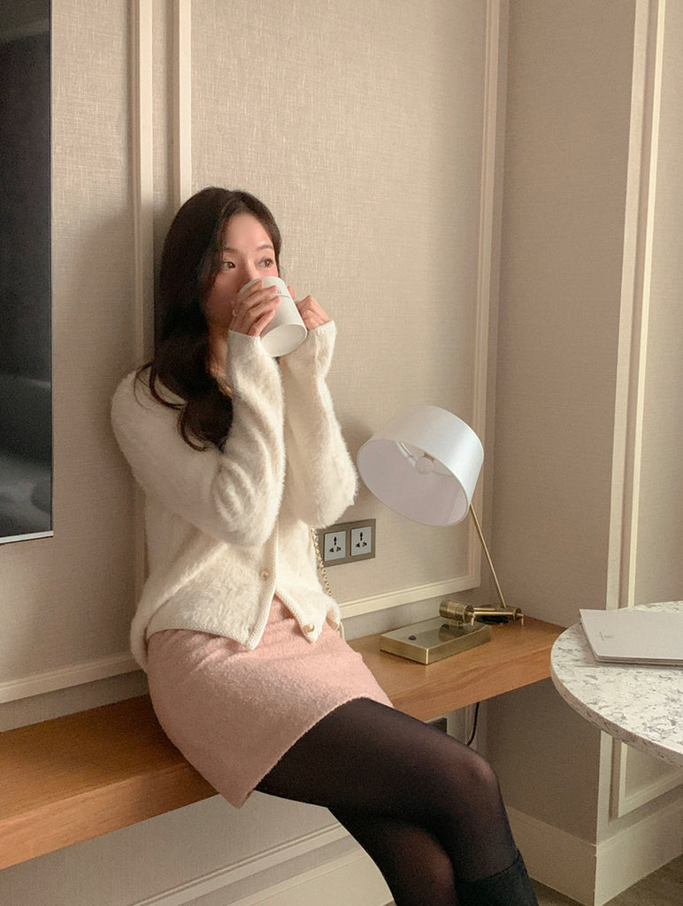 [🍂F/W] Gold Button Wool Cardigan