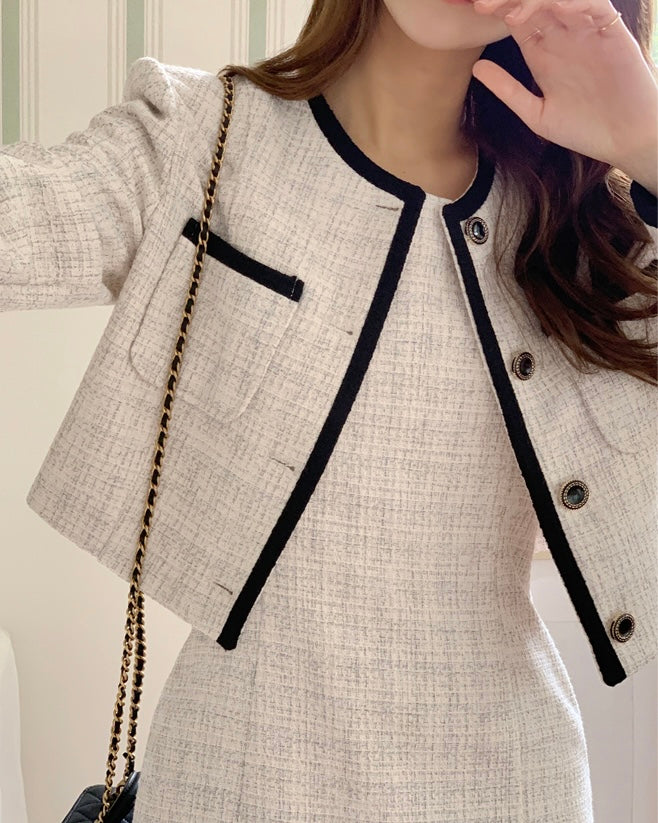 [🍂F/W] Classic Elegant Tweed OPS