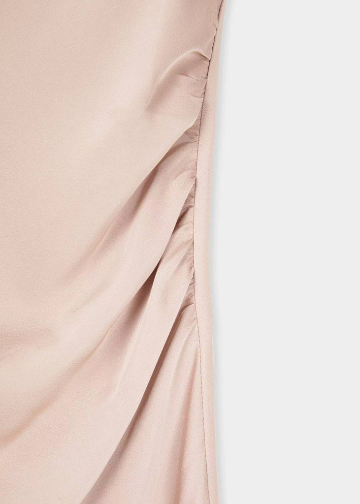 [🍂F/W] Draped Satin Long Dress
