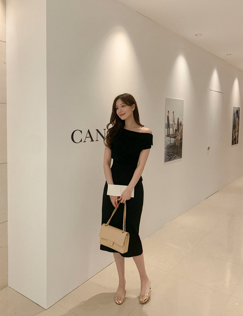 [🌷S/S] Louis Drape Rayon Dress