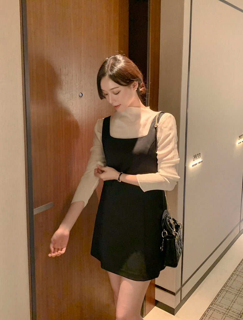 [🍂F/W] Simple Wool Bustier Dress