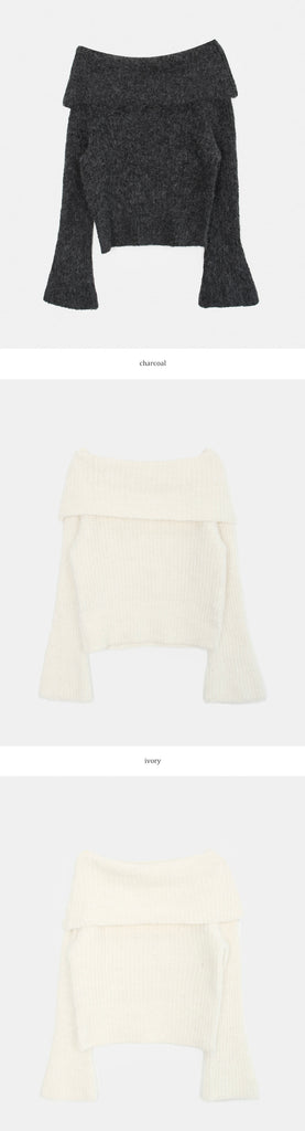 [🍂F/W] Jennie Softly Off-Shoulder Sweater
