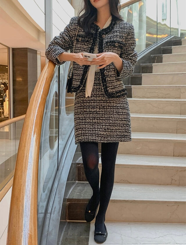 [🍂F/W] Ranita Tweed Mini Skirt