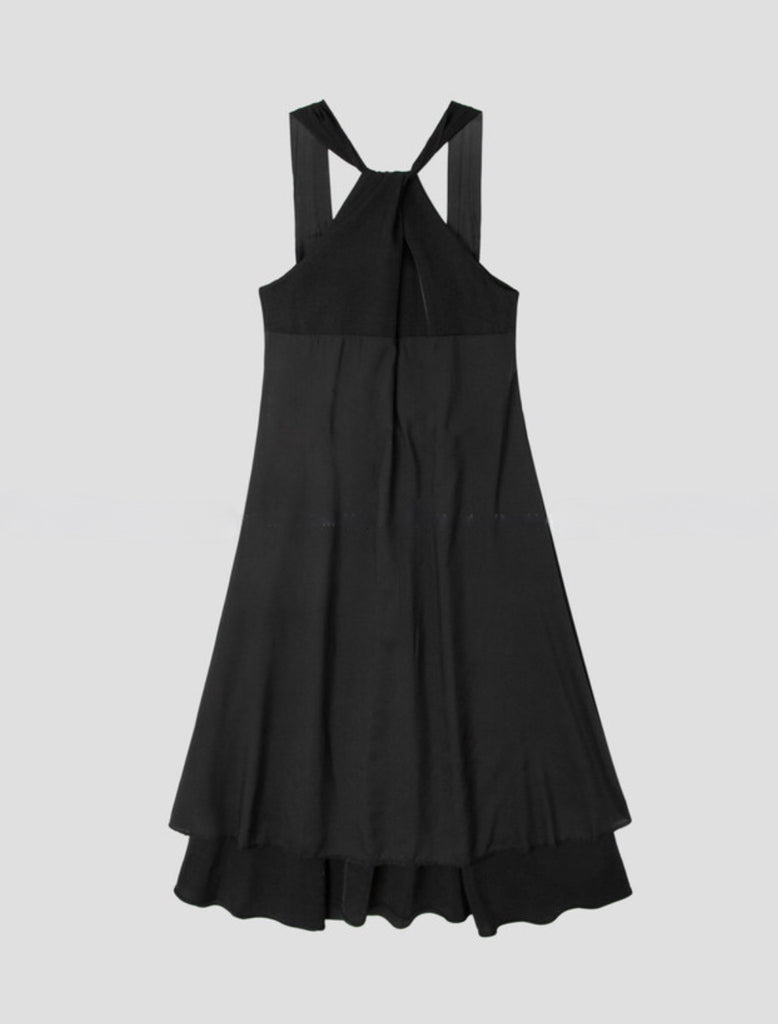 Lante Halter-neck Flared Dress