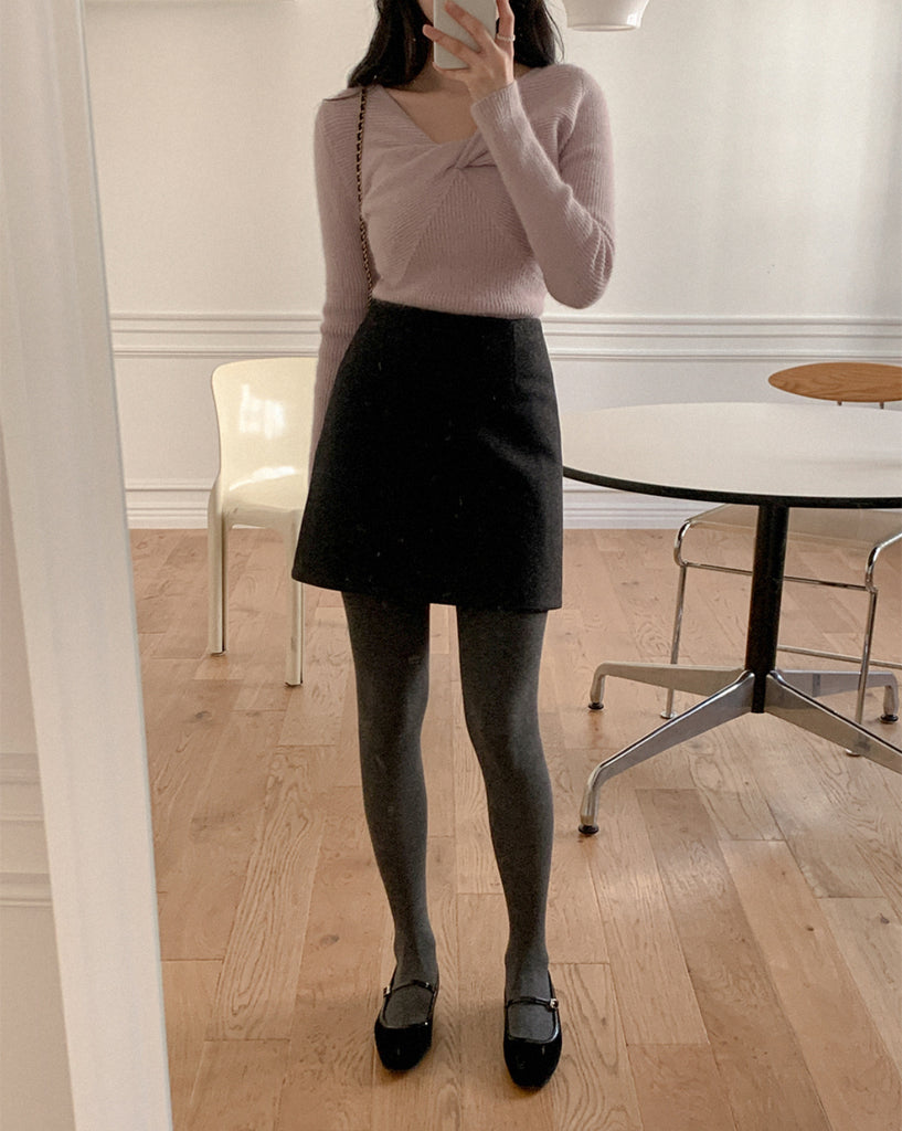 [🍂F/W] Angora Wool Twisted Knit