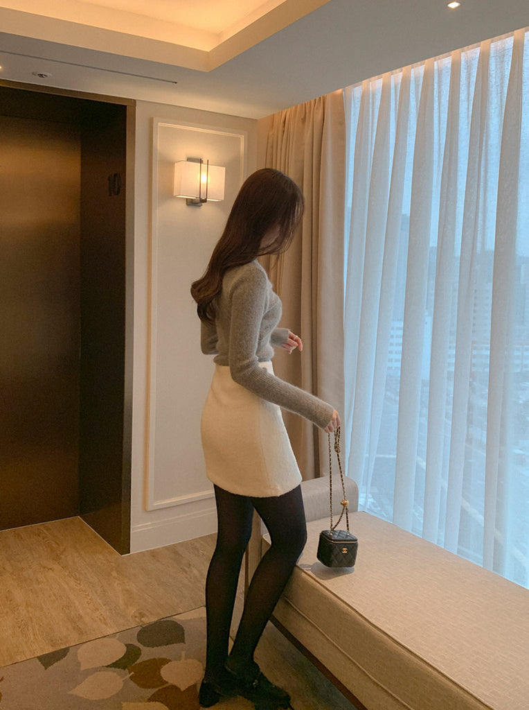 [🍂F/W] Angora Wool Twisted Knit